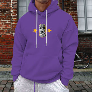 Wholesale 100% Cotton 500gsm Hoodie Heavyweight Clothing <b>Sweatshirts</b> Custom Printing Oversize <b>Men</b> Hoodie Embroidery Hoodies - Product Image 1