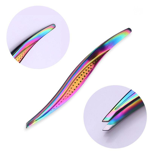 Matériau en acier inoxydable de qualité supérieure fabriqué à bas prix pince à sourcils multicolore pour femmes - Product Image 3