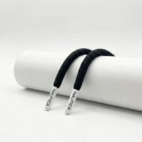 Lacets de sport en plastique plats, détachables et réglables de 8 mm, vente en gros |   Logo personnalisé, respectueux de l'environnement, certifié OEKO-TEX, résistant à l'eau