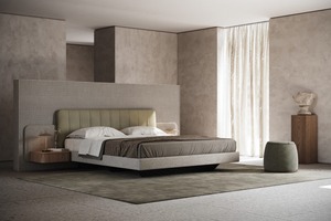 2025 vente chaude Design moderne meubles de maison MDF planche pulvérisée à l'huile ensembles de chambre avec lampe de chevet - Product Image 2