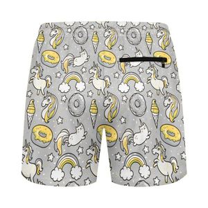 Pantalones cortos de baño estampados con diseño de logotipo personalizado, ligeros, 100% de poliéster, de secado rápido, para piscina, Surf, ropa de playa, antiarrugas, característica High Street - Product Image 3