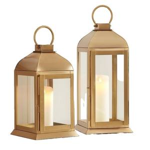 Silver Plated Stainless Steel <b>Moroccan</b> Lanterns For Home Wedding Christmas Tabletop <b>Lighting</b> Decoration Candle Lanterns - Product Image 3
