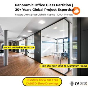 Cloisons de bureau Egood et systèmes de cloisons insonorisées mobiles <span class=keywords><strong>en</strong></span> <span class=keywords><strong>verre</strong></span> de haute qualité au meilleur prix pour les cloisons de bureau intérieures - Product Image 1