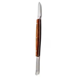 มีดแวกซ์สำหรับงานทันตกรรมแบบเต็มขนาดด้ามจับทำจากไม้มีดสแตนเลสเยอรมันสำเร็จ - Product Image 5