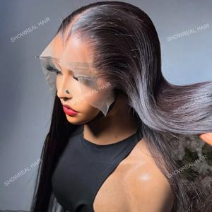 Perruques de Cheveux Humains Bruts Indiens sans Colle Ligne Frontale HD Lagos, Vente en Gros, Perruques Alignées avec Cuticules, Lisses Comme des Os, Fournisseurs de Perruques - Product Image 3