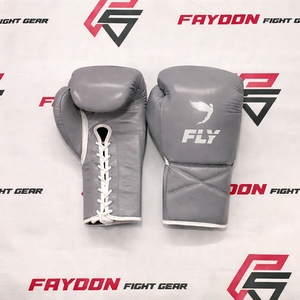 FLY Personalized Logo Custom Made Burgundy Color Professional Laced Up Sparring <b>Gloves</b> Wholesale Adjustable Martial Arts <b>Gloves</b> - Product Image 4