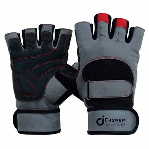 CASPER INDUSTRIES Professional Leather <b>Weight</b> Lifting <b>Gloves</b> for Men Women Gym Workout Use Customizable Color Logo High Quality - Product Image 1