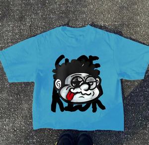 T-shirts pour hommes personnalisables, style urbain, graphiques tendance, coupe oversize, streetwear décontracté, vêtements de mode jeune - Product Image 1