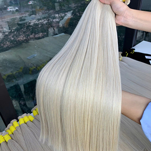 Extensions de cheveux en vrac les plus vendues Cheveux vierges vietnamiens Double Noyau 100 grammes Couleurs foncées 22 pouces - Product Image 1