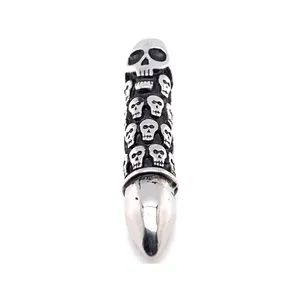 Wholesale Jewelry Top Grade Stainless Steel Skull Covered Bullet Pendant Premium Quality High Demanded Hot Selling 2022