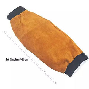 Mangas de soldadura de cuero de la mejor tendencia de calidad superior precio al por mayor servicio OEM mangas de soldadura de cuero de calidad superior - Product Image 3