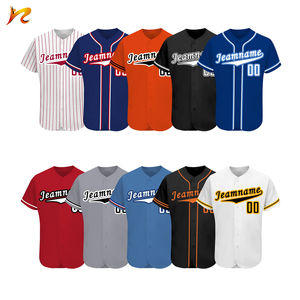 Camiseta de Béisbol Amarilla Personalizada con Costuras Negras, Cuello en V, Impresión Digital, Protección UV, Conjuntos de Uniformes para Animadoras - Product Image 5