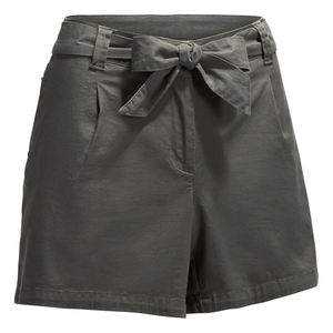 Pantalones cortos de doble capa Vintage con logotipo personalizado de alta calidad, pantalones cortos deportivos transpirables de secado rápido con cordón para mujer - Product Image 1