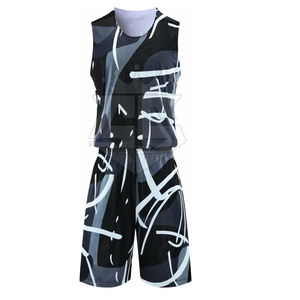 เครื่องแบบบาสเก็ตบอลชุดฝึกซ้อมบาสเก็ตบอลมาใหม่ดีไซน์ตามสั่ง - Product Image 4