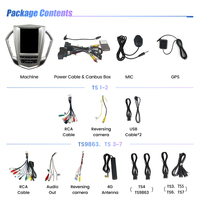 MEKEDE TS Android autoradio lecteur de système audio WIFI 4G prise en charge DVR DSP TMPS pour Cadillac SRX 2009-2012 argent