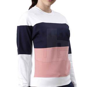 Sweat-shirt pour femmes d'hiver à logo personnalisé 100% coton Logo sur le devant Vêtements décontractés écologiques Vente en gros 2025 Personnalisé - Product Image 2