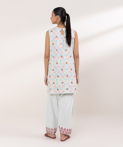 Meilleur Design Dames Kurtis Fabricant Professionnel Imprimé Numérique Fantaisie Kurti Style Modeste Respirant Robe Confortable - Product Image 2