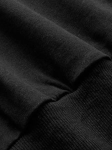 OEM Design personnalisé pulls à capuche lourds pour universitaire unisexe rayé cordon hiver col à capuche broderie décoration - Product Image 5