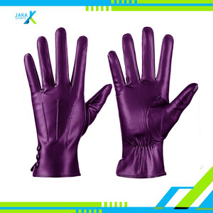 Unisex PU Leather Eco-Friendly Winter <b>Gloves</b> Touch Screen Soft <b>Fleece</b> <b>Lined</b> Warm Driving Texting Cold Weather Outdoor <b>Gloves</b> - Product Image 5