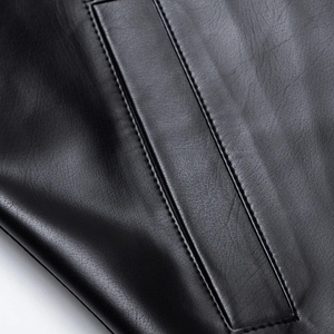 Vestes en cuir Vêtements personnalisés Vêtements d'hiver Veste en cuir Prix de gros Vestes en cuir de haute qualité - Product Image 5