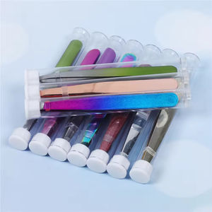 Pinzas para Cejas de Acero Inoxidable Clásicas de Precio de Fábrica KAAMIR INSTRUMENTS, Punta Puntiaguda, Ligeras, Ecológicas, Etiqueta Personalizada - Product Image 5