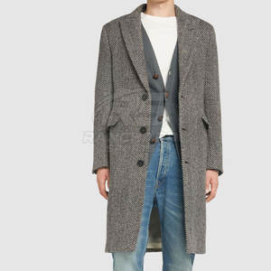 <b>Men</b> <b>Long</b> <b>Coat</b> Modern Fit <b>Winter</b> Outerwear <b>Men</b> <b>Long</b> <b>Coat</b> Office Workwear Formal Outerwear <b>Men</b> <b>Long</b> <b>Coat</b> - Product Image 3