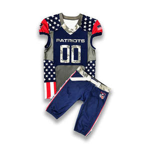 URBANGAZER Diseño personalizado Invierno Rugby Fútbol Uniforme americano Jersey de gran tamaño Lavado con capucha para el verano OEM/ODM - Product Image 2