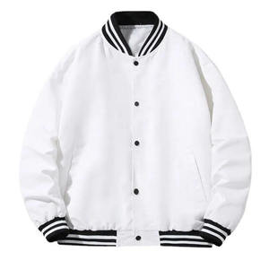 Veste universitaire unisexe en laine pour l'hiver, personnalisable avec logo brodé, respirante, écologique et à séchage rapide, vente en gros - Product Image 1