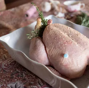 Pollo congelado de granja orgánica: Granja-Sabor fresco, congelado por conveniencia/Piezas de pollo congelado al por mayor