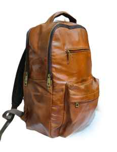 Sac à dos en cuir de vachette véritable pour hommes, idéal pour le bureau et les réunions – Nouvelle arrivée, vente en gros directe usine, produit phare - Product Image 5