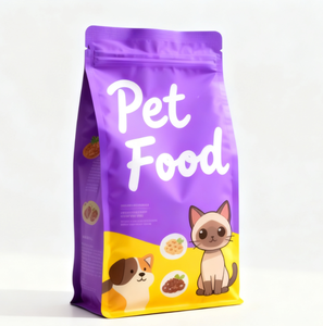 Sacchetti Personalizzati in Plastica PE per Alimenti, Buste Colorate con Chiusura a Zip per Snack e Prelibatezze di Cani e Gatti - Product Image 1