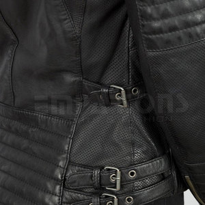 Veste en cuir de vache véritable pour femme, Style de rue, motard, haute durabilité - Product Image 5