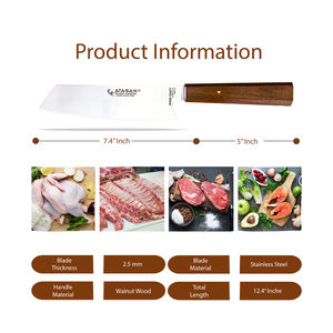 Couteaux de cuisine professionnels de haute qualité Offre Spéciale manche en bois couteaux de cuisine japonais en acier inoxydable couteaux de chef 2024 - Product Image 6