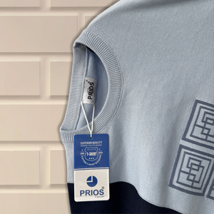 Người đàn ông của 100% cotton chất lượng cao Hàng dệt kim đầy đủ tay áo thun áo len áo <span class=keywords><strong>s</strong></span>ơ mi với Vòng cổ thiết kế ODM cung cấp - Product Image 2