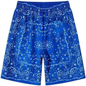Summer Elastic Waist Custom Drawstring Swim Shorts Running Nylon Shorts 100% Polyester Swim Trunks Mesh Beach Shorts for Men - Product Image 1