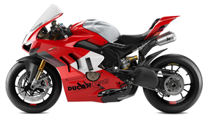 Moto sportive Ducati Panigale V4 S rouge, modèle 2024, prix réduit - Product Image 1