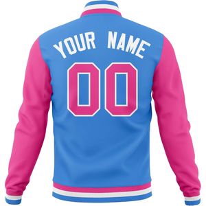 2025 diseño personalizado nombre del equipo y número chaqueta de arranque chaqueta de bombardero Collage lote bordado chaqueta de béisbol para hombre - Product Image 3