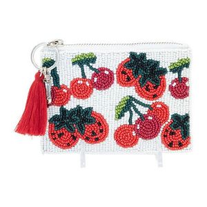กระเป๋าใส่เหรียญลูกปัดแฮนด์เมดสไตล์โบโฮสำหรับผู้หญิงเมล็ดพันธุ์ลูกปัดหลากสีปักลายปรับแต่งได้สำหรับเดินทาง - Product Image 4