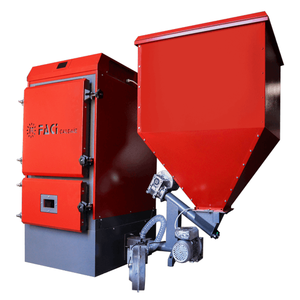 Caldera Pellet FACI 78 Con Suministro Automático De Pellet Y Sistema De Encendido Caldera Industrial 78 kW Control Remoto Desde Un Smartphone - Product Image 1