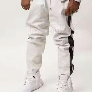 Online Casual Fashion Wear Leather <b>Tracksuit</b> For Men Hot Sale Customized Men Leather <b>Tracksuit</b> For Sale - Product Image 6