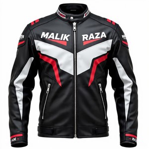 Chaqueta de Motociclista de Cuero Vacuno Premium - Opciones de Logotipo, Color y Talla Personalizadas para Pedidos al por Mayor - Product Image 4