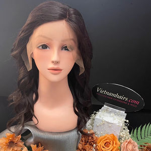 Meilleure Qualité 100% Extensions de Cheveux Humains Vierges Longue Ligne Droite Frontale Lace Perruques Made in Vietnam Top Prix de Gros - Product Image 1