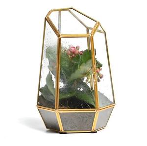 Vintage Design Glass Terrarium Geometric <b>Mini</b> Gardens for Air Plants Home Decor Office Decor At Best Price . - Product Image 4