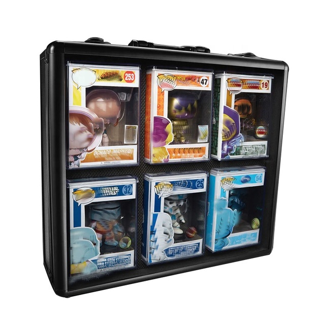 Customized Wall Mountable Sports PSA Card Storage Box Funko Pop Display Case Organized Showcase Graded Sponge Foam PVC Material