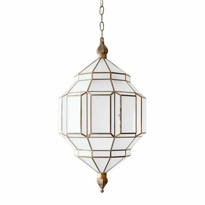 Beautiful handmade metal iron <b>lantern</b> with <b>Moroccan</b> style openwork design for an exotic and elegant lighting effect - Product Image 1