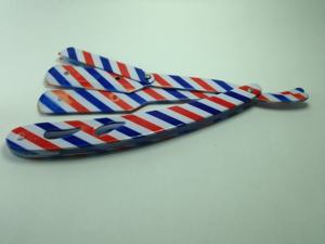 Maquinilla de afeitar profesional de corte recto con mango de acero, maquinilla de afeitar con logotipo personalizado, para salón de belleza, oferta - Product Image 5