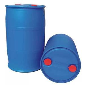 Oferta Especial: Tambor de Alimentos de Alta Calidad de 200 Litros, Azul, Reciclable, de HDPE, Duradero, Hermético, con Acabado Brillante Antiguo y Tapa Abierta - Product Image 3