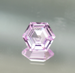 Saphir rose hexagonal facetté de laboratoire, 6 mm à 20 mm, calibré, saphir rose en vrac pour la fabrication de bijoux, 9 mm - Product Image 6