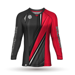 Maillots de cyclisme <span class=keywords><strong>pour</strong></span> hommes à manches longues, respirants, à séchage rapide, imprimés numériquement, <span class=keywords><strong>pour</strong></span> le <span class=keywords><strong>VTT</strong></span>, le vélo de descente et les activités de plein air - Product Image 5
