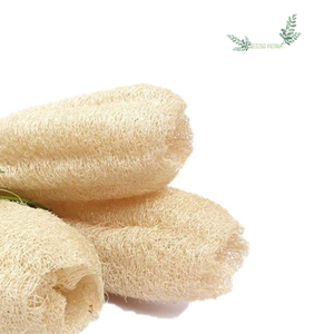 Esponja de lufa biodegradable moderna de alta calidad de Eco2go, guante de cuerpo Natural y almohadillas de cinturón para uso en baño de piel muerta - Product Image 1